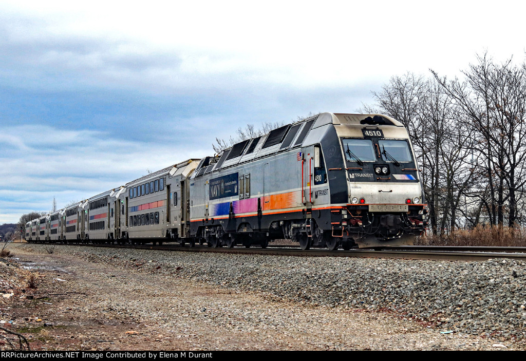 NJT 4510 on train 5523